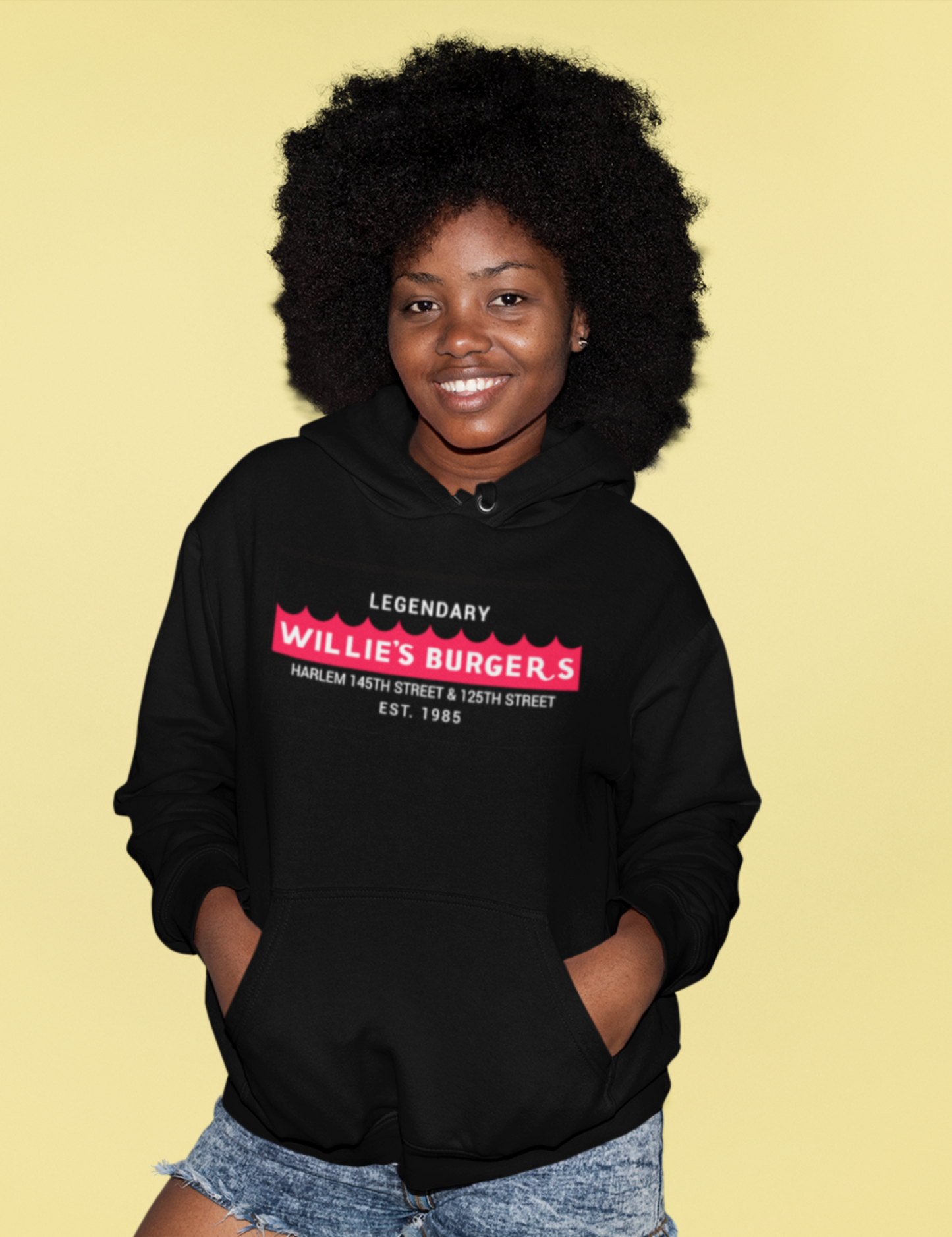 Willie's Burgers Banner Hoodie