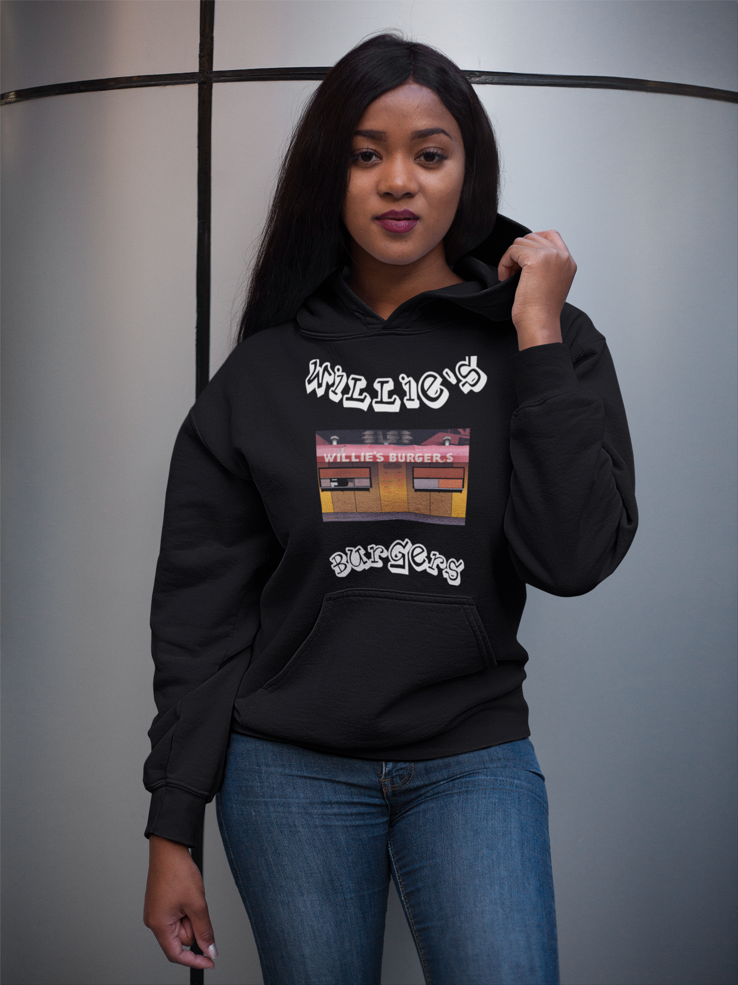 Willie's Burgers Stand Hoodie