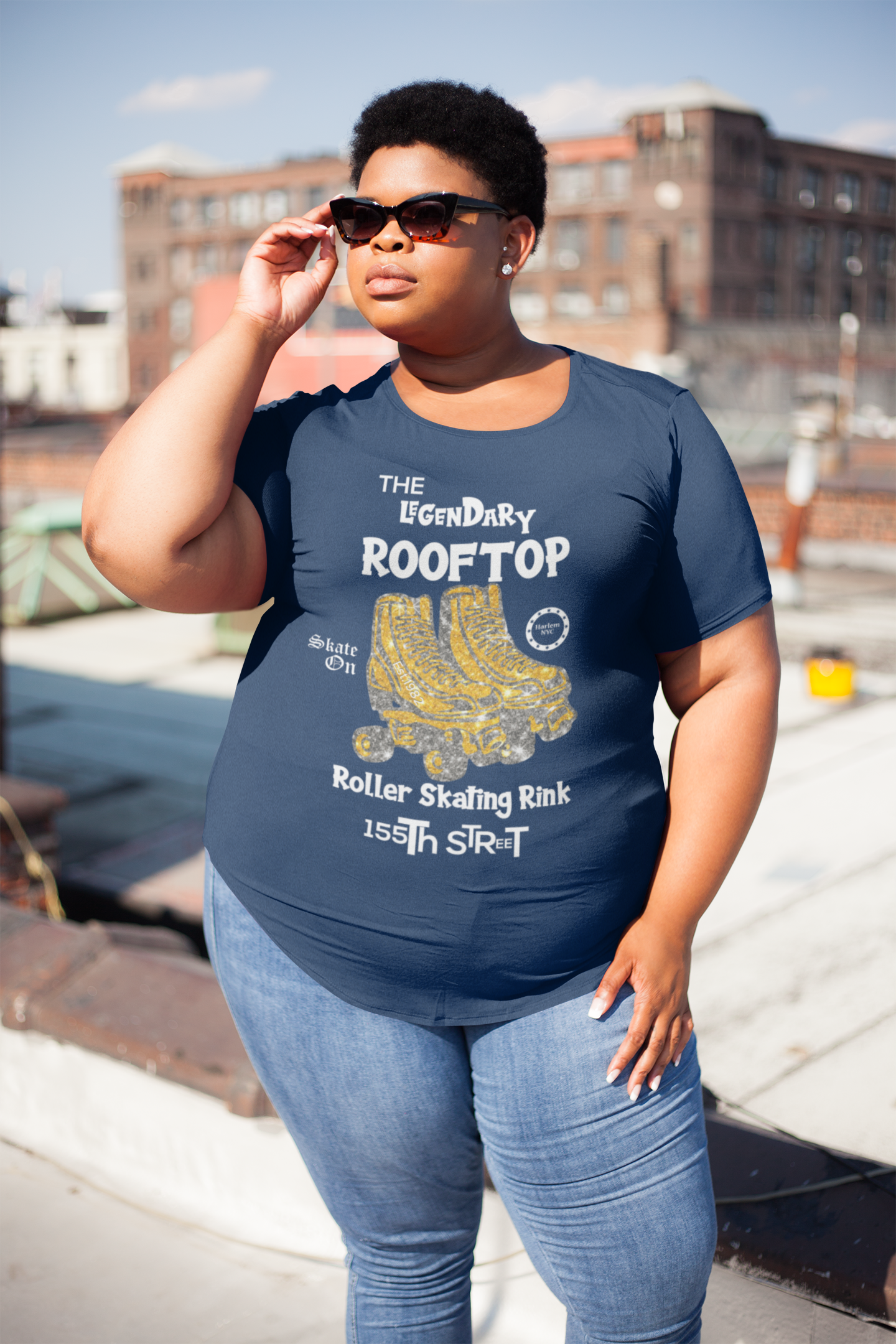 Rooftop Roller Skating T-Shirt