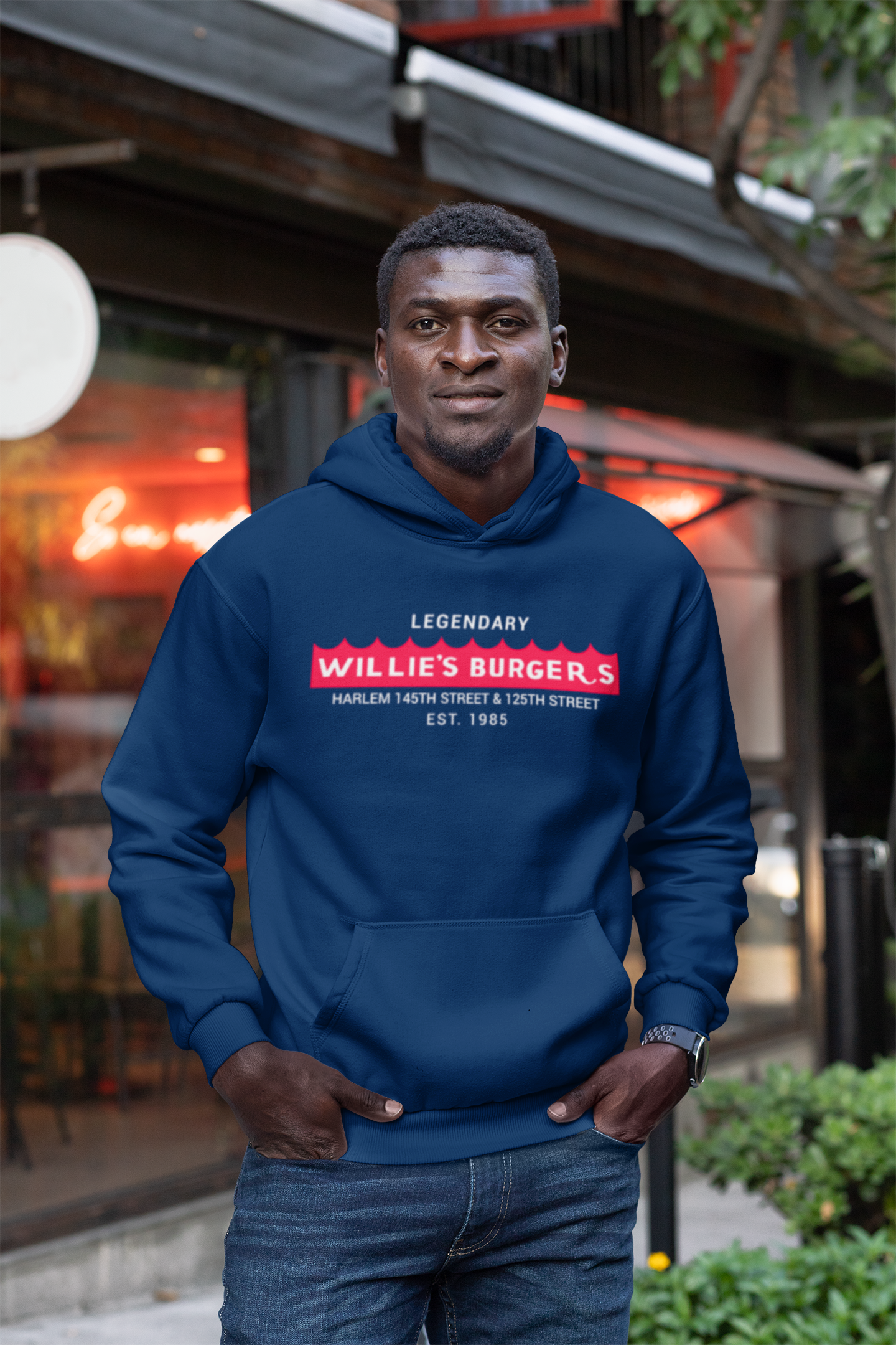 Willie's Burgers Banner Hoodie