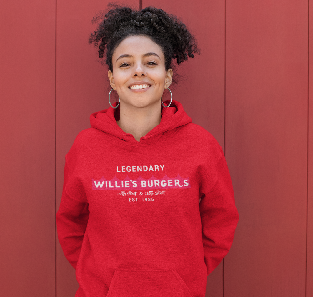 Willie's Burgers Banner Hoodie